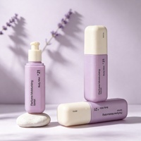 Flacon cosmétique carré en PET épais de 80 ml, 100 ml, 120 ml, 150 ml, 200 ml, 250 ml avec pulvérisateur fin pour brume corporelle, parfum capillaire, tonique facial