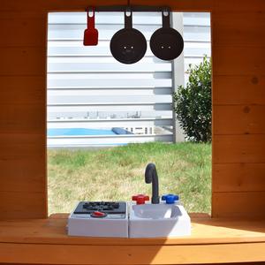 Aire de jeux pour enfants en bois stable personnalisée, intérieure et extérieure, meubles de jardin, maison de jeu - Product Image 3