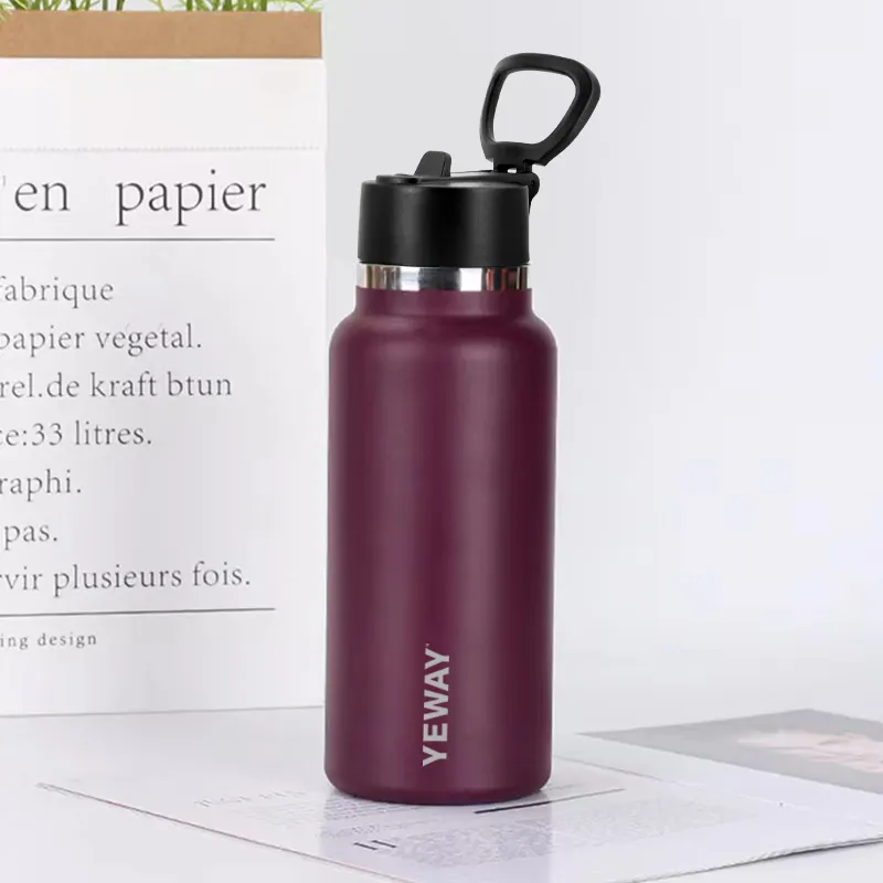 Yeway individuelles Logo 28 Unzen Wasserspender Trinkflasche für Reisen Edelstahl Vakuum-Thermotränke China Lieferant Bpa-frei