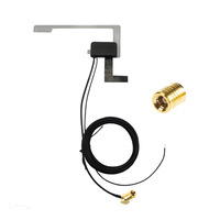 Antenne Radio Numérique avec Adaptateur SMB Fenêtre Toit Pare-Brise Antenne Adhésif Caché DAB + Récepteur de Signal pour Véhicule Camion SUV
