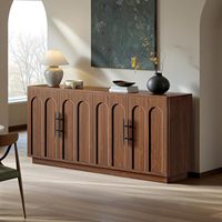 Commode à 3 tiroirs en bois style ferme moderne, organisateur pour salle à manger et chambre, table de chevet haute, sécurité renforcée, robuste et conforme aux normes