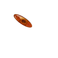 Feux de position latéraux universels HNWANBON 24V orange pour bus, en plastique, neufs, système d'éclairage de remplacement pour bus, vente chaude