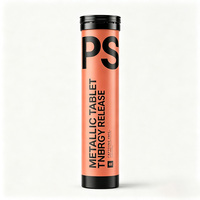 Tube en aluminium imprimé sur mesure pour comprimés effervescents, emballage vide en aluminium pour comprimés effervescents de vitamines