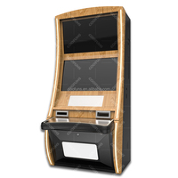 Machine de jeu d'arcade debout 27 pouces double écran LCD en bois/métal multi 6 en 1 armoire de jeu de compétence à vendre