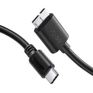 3ft Pvc USB-C Naar Usb 3.0 Micro B Kabel Voor Seagate Wd Toshiba Externe Harde Schijf