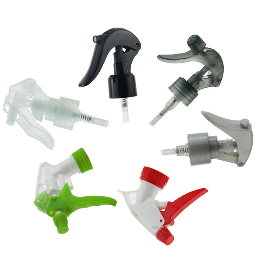 Giardino economico tutto in plastica 28/410 mini spruzzatori a grilletto rovesciato nebulizzatore fine vite pompa a spruzzo resistente agli agenti chimici