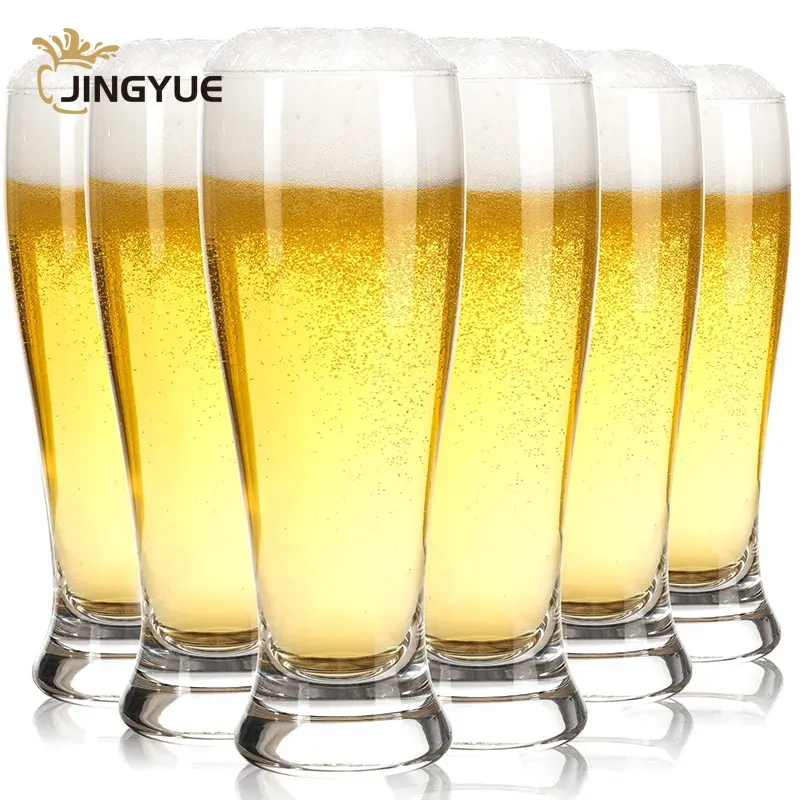 프로모션 맥주 파인트 안경 공예 핵 맥주 유리 사용자 정의 로고 Pilsner 16oz 와인 주스 음료를위한 IPA 맥주 유리 그릇 컵