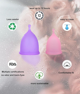 Coupe menstruelle réutilisable en silicone souple, marque privée, écologique, pour soins intimes féminins, personnalisation du logo et OEM disponibles - Product Image 4