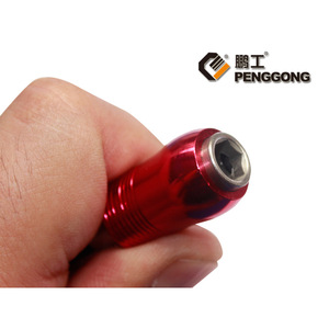 Penggong Air Screwdriver Bit Extension Rod 1/4 Inch Pneumatic Magnetic Chrome Vanadium Steel Socket Wrench Accessory - Product Image 2