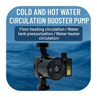 Bomba automática de refuerzo de agua para el hogar, bomba de circulación de agua caliente de baja presión para Head Spa