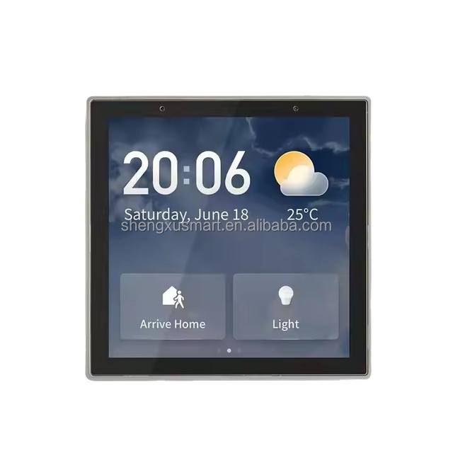 For Tuya Alexa Wireless Smart Home Zigbee Gateway 4 Inch Touch Panel 220V 10A Smart Central Control Switch IR Wall Panel WiFi