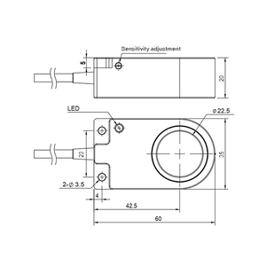 Sensor de Proximidad Inductivo de Anillo TH21-20NO TH21-20NC Original, Nuevo, Diámetro de 21 mm, NPN NO, 20 mm, IP67, 10-30 VCC, para Detección de Metales - Product Image 6
