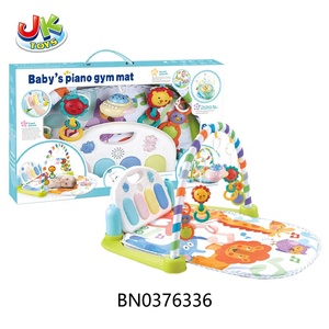 Offre Spéciale bébé jouer pédale Piano avec projection <span class=keywords><strong>avion</strong></span> App contrôle maison bébé girafe musique jouer tapis de gymnastique avec cloche de lit - Product Image 6