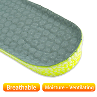 Semelles intérieures sport en mousse PU multicouche avec base ETPU Popcorn et revêtement en tissu imprimé respirant pour usage sportif