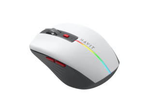 Ratón Inalámbrico de Modo Dual HAVIT MS65WB, 7 Colores de Iluminación, Recargable, Compatible con BT, Ergonómico - Product Image 5