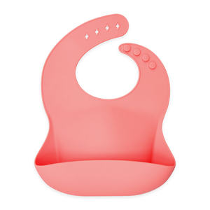 BHD, venta al por mayor, ajuste ajustable, impermeable, juego de babero de silicona suave, sin BPA, desechable, alimentación para niños pequeños, paquete impreso portátil para bebés - Product Image 1