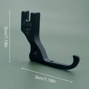 Prensatelas Profesional de Metal Plateado con Zinc para Máquina de Coser, para Cuentas, Lentejuelas y Tela Brillante, en Caja de Cartón - Product Image 5