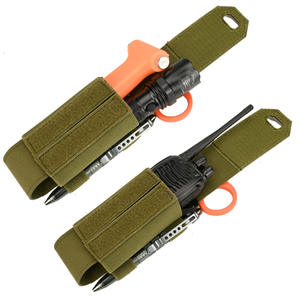 Тактическая поясная сумка Molle A0015 для активного отдыха, камуфляжная, многофункциональная, с чехлом для ножниц, маленьким фонариком и защитным чехлом для турникета - Product Image 4