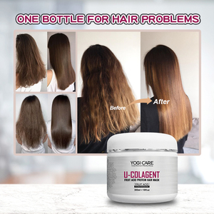 YOGI CARE Mascarilla Capilar Reparadora con Colágeno y Ácidos de Frutas 100% Orgánicos, Tratamiento Nutritivo para el Cabello - Product Image 6