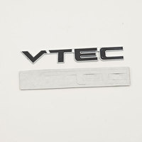 Lettres en métal 3D, logo I-VTEC, badge Vtec, autocollants pour coffre arrière de voiture, emblème pour Honda Civic