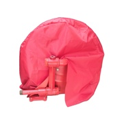 Housse de protection en PVC rouge pour enrouleur de tuyau d'incendie, imperméable et anti-poussière, en plastique, pour équipement de lutte contre l'incendie