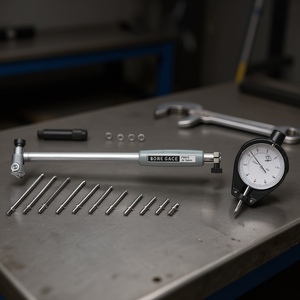 Juego de Indicadores de Calibre Fervi 50-180mm, Herramienta de Medición de Precisión - Product Image 3