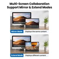 Extensor Inalámbrico HD Ultra Mini, 50m, 2.4G 5G, Doble Frecuencia, Adaptador de Pantalla para TV y PC