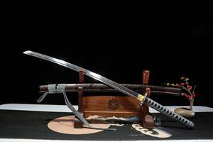 死侍用剑批发手工锻造镀金雕刻定制日本盔甲东洋Iaido龙泉一体式战士 - Product Image 6