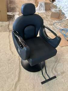 Fauteuil de Barbier Semi-Inclinable avec Pompe Hydraulique, Qualité Supérieure, Moderne et Antirouille, Idéal pour Salons de Beauté, Coiffure et SPA - Fournisseur Direct Usine - Product Image 4