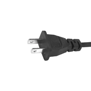 Enchufe japonés de 2 pines polarizados C13, cable de alimentación 3g 0,75 mm2, venta directa de fábrica