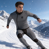 Combinaison de ski imperméable et résistante à l'eau, design imprimé, niveaux de protection 2/3/4/5, personnalisable, tissu 100% polyester 300g