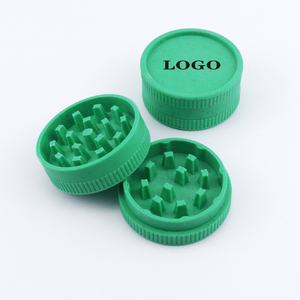 Green Plastic Fiber 2-Part Herb Grinder Simple Type 55mm Biodegradable Spice Crusher Tobacco <b>Cigarette</b> Paper Smoking Accessories - Product Image 6