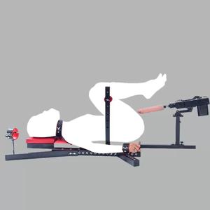 Silla de amor roja para dormitorio de parejas Equipo BDSM con muebles sexy y erótica para adultos Incluye puños BDSM para sexo adulto para - Product Image 5