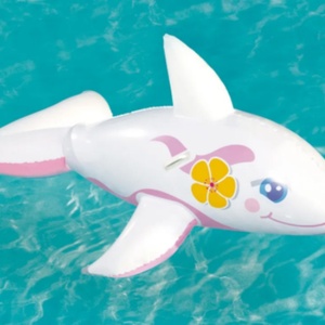 Flotador Inflable de Ballena Beluga de 148*84*68 CM con Asa para Piscina - Product Image 4
