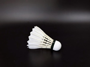 DunRun <span class=keywords><strong>DR</strong></span>-19 BWF одобренный гусиное перо бадминтон волан с пробковой головкой высокопрочный для турнирных соревнований - Product Image 4