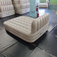 Matelas de lit pneumatique gonflable de nouvelle conception avec pompe intégrée, lit de couchage à air, tête de lit, matelas pneumatique avec pompe