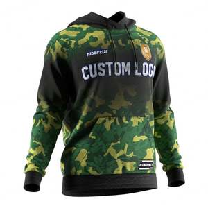 Sudadera con Capucha para Hombre, Diseño Personalizado, Estilo Rugby, para Fisicoculturismo, Jersey Largo Liso, Uniforme, Impresión Personalizada - Product Image 3