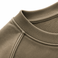 Sweat-shirts basiques personnalisés avec logo, couleurs unies, col texturé, coupe oversize, style minimaliste pour hommes, streetwear