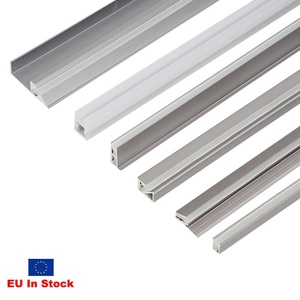 Entrepôt de l'UE Ventes directes Canal de diffuseur à LED en aluminium Bordure de mur intérieur Lumière linéaire à LED <span class=keywords><strong>Profil</strong></span>é en aluminium - Product Image 5