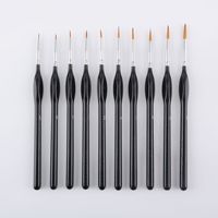 Directement du fabricant : Ensemble de stylos à pointe fine, pointes en nylon ultra-fines et souples, stylos d'art pour aquarelle et acrylique pour étudiants