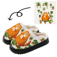 Pantoufles d'intérieur et d'extérieur personnalisables ODM/OEM, chaudes, en peluche, confortables, légères et antidérapantes pour la maison et le quotidien