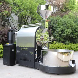 Melhor qualidade superior fornecedor planta industrial elétrica 15kg kg kg 60 30 20kg 120kg 200kg 300kg máquina torrador de feijão de café de torra