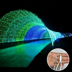 Arche lumineuse LED <span class=keywords><strong>Toprex</strong></span> IP65 en métal pour éclairage de parcs et allées, idéale pour les décorations de Noël, du Nouvel An et d'Halloween, et pour les mariages - Product Image 1