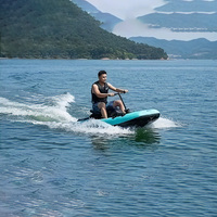 Planche de surf électrique légère 60 km/h Transmission variable continue Mousse EPP ABS Sports nautiques