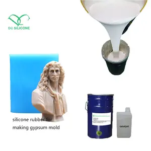 Tin Cured RTV-2 silicone rubber for making wax sculpture and cement statue mold