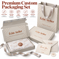 Boîte d'expédition ondulée personnalisée couleur champagne avec logo – Emballage cadeau de luxe pour boutiques de mode, bijoux et marques de beauté