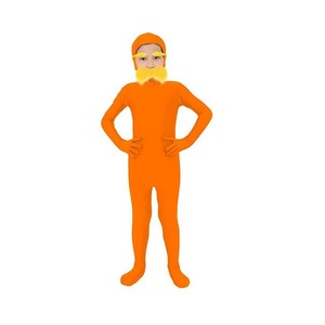 Conjunto de Disfraz de Barba y Cejas Postizas Naranja y Amarilla para Hombre y Mujer, para Halloween, Navidad, Fiestas y <span class=keywords><strong>Cosplay</strong></span> - Product Image 2