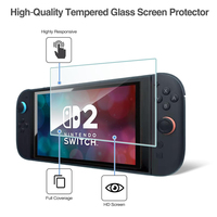 Protection d'écran en verre HD ultra-claire 9H ultra-mince 2.5D à bords incurvés pour Nintendo Switch 2, installation en 1 minute sans poussière ni résidus