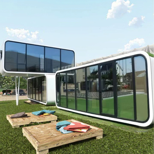 Maison préfabriquée Maisons modernes préfabriquées Remorque de voyage Maison Capsule Style moderne Structure en acier <span class=keywords><strong>Constructeur</strong></span> de maison - Product Image 3