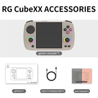 Console de jeu portable rétro RG Cube, écran tactile de 3,95 pouces, 720*720, Android 13, Bluetooth, WIFI, lecteur vidéo portable, 5200mAh